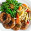 Cogumelos Portobello grelhados em ervas